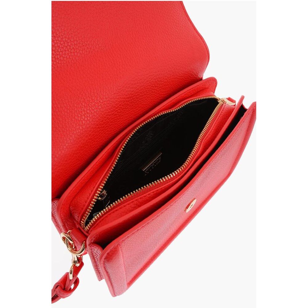 Versace Rote Polyester-Umhängetasche
