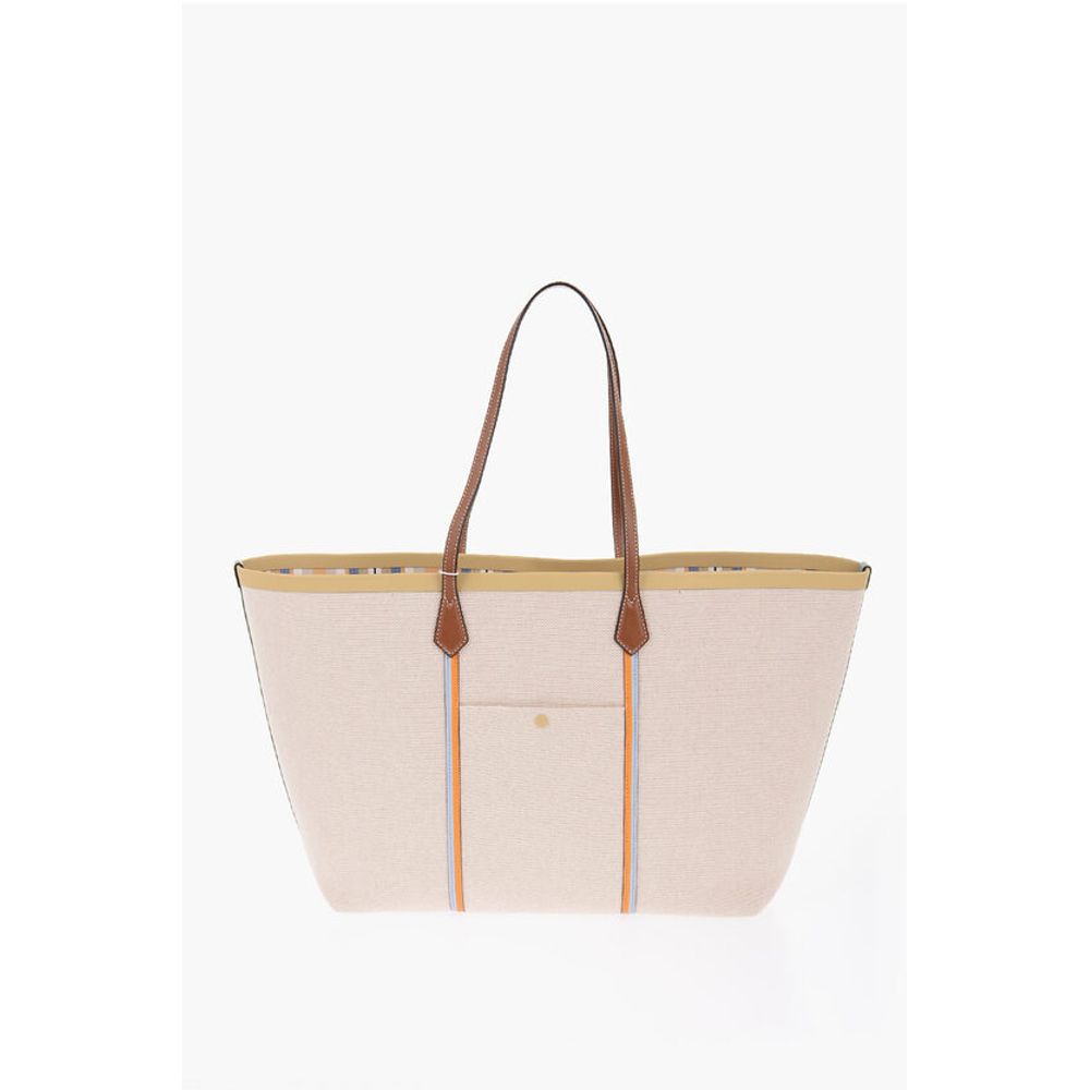 Tory Burch Beige Baumwolle Umhängetasche