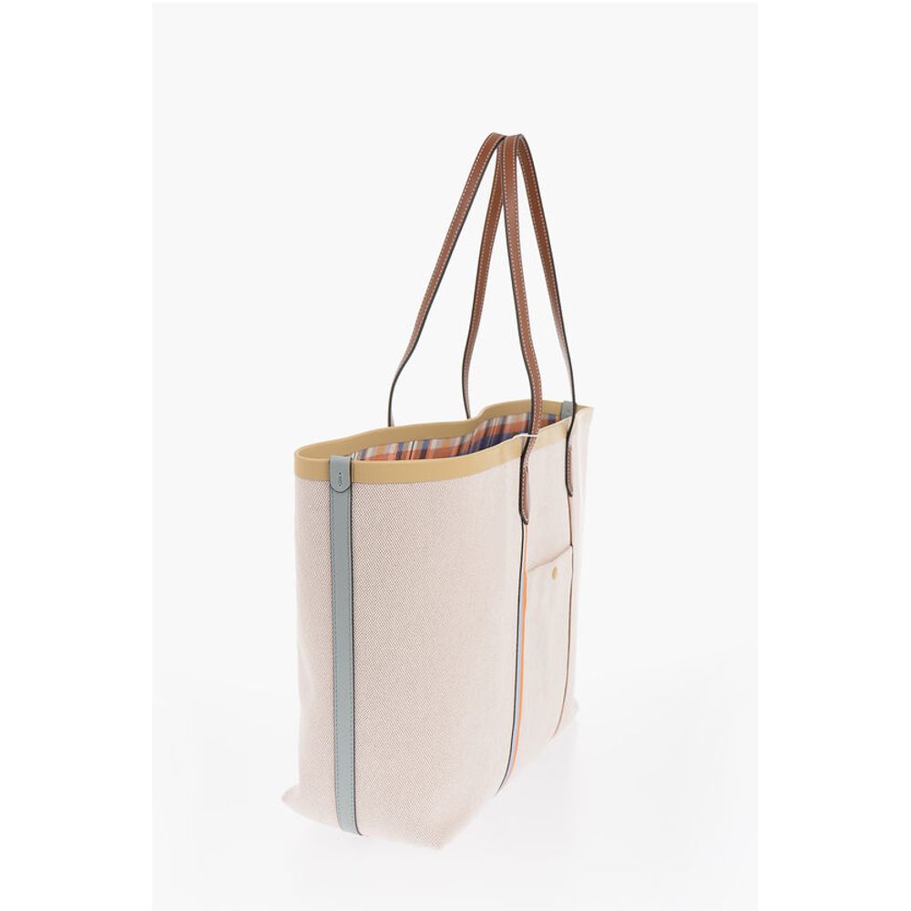 Tory Burch Beige Baumwolle Umhängetasche