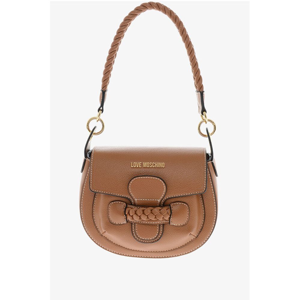 Moschino Braune Polyethylen-Umhängetasche