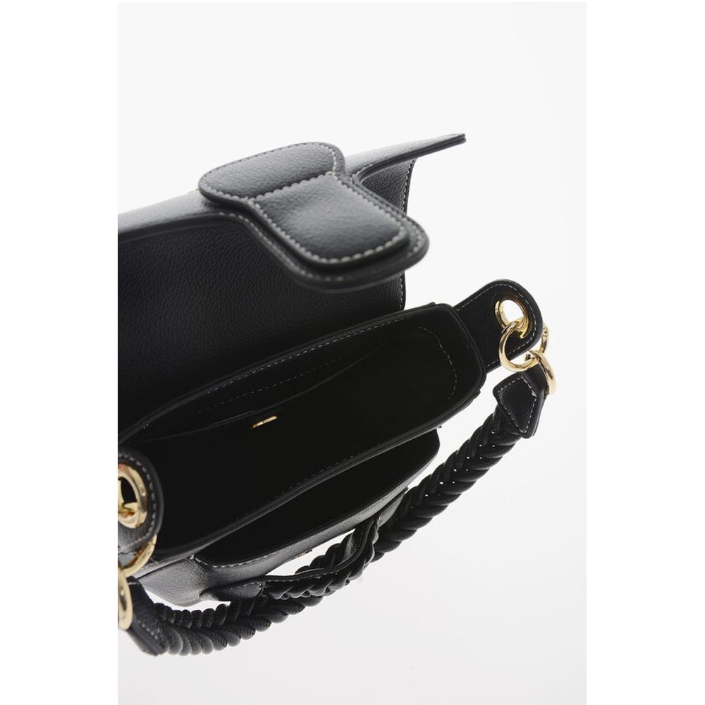 Moschino Schwarze Polyethylen-Umhängetasche