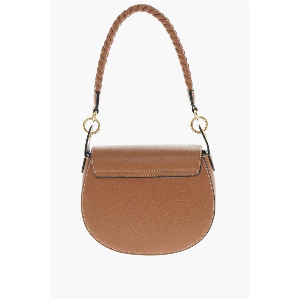 Moschino Braune Polyethylen-Umhängetasche
