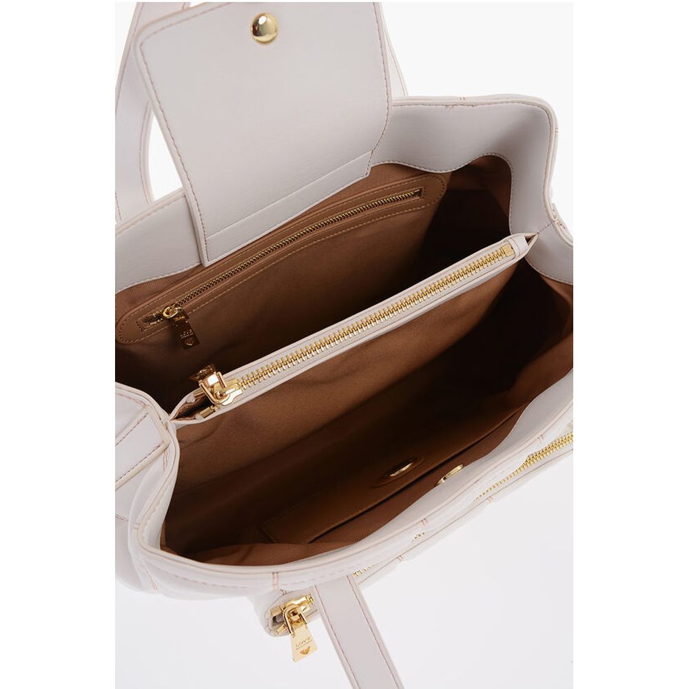 Moschino Weiße Polyethylen-Umhängetasche
