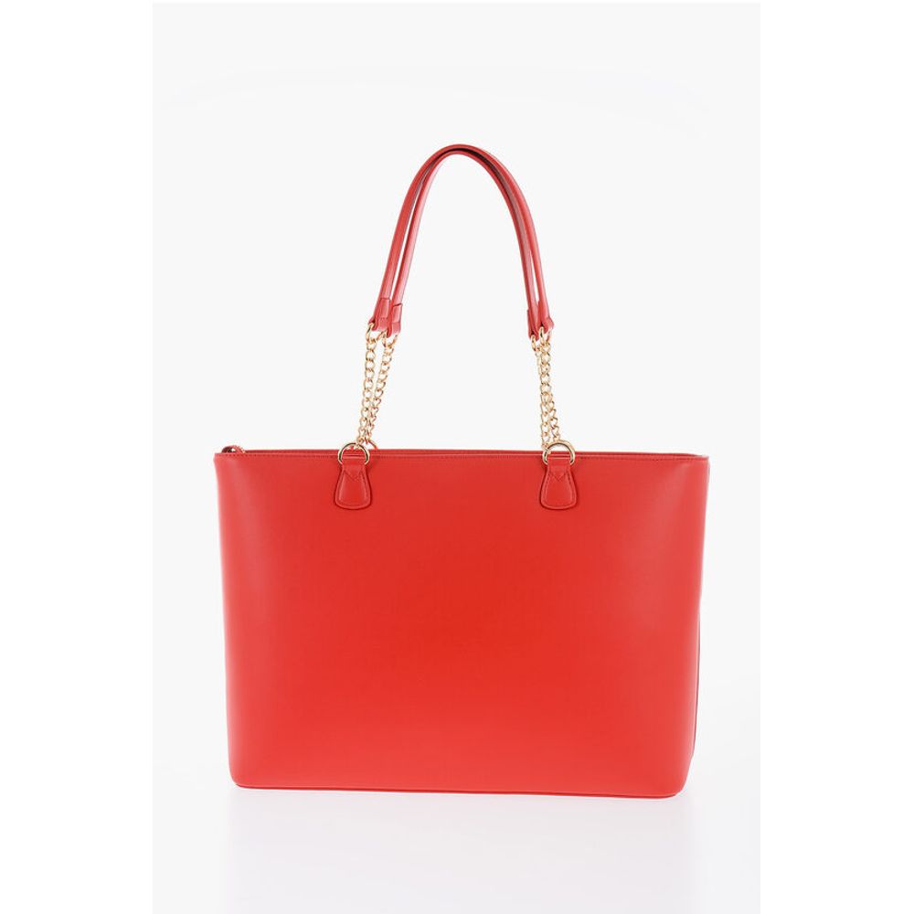 Moschino Rote Polyethylen-Umhängetasche
