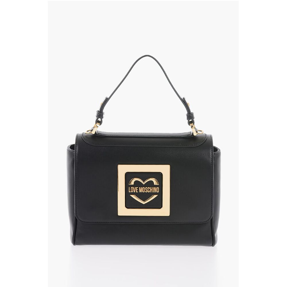 Moschino Schwarze Polyethylen-Umhängetasche