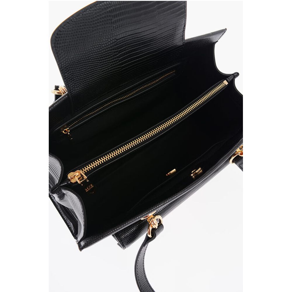Moschino Schwarze Polyethylen-Umhängetasche