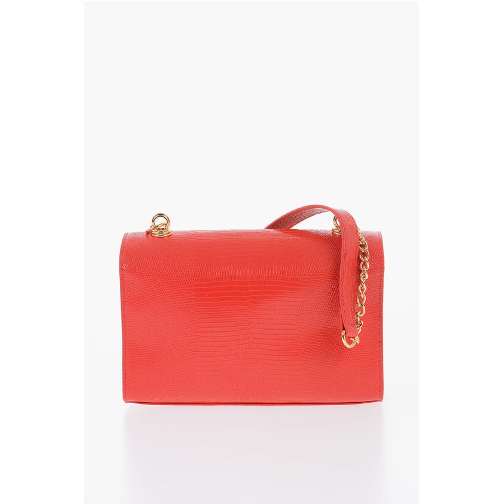 Moschino Rote Polyethylen-Umhängetasche