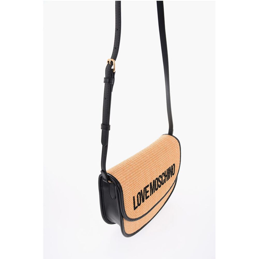 Moschino Bicolor Umhängetasche aus Baumwolle