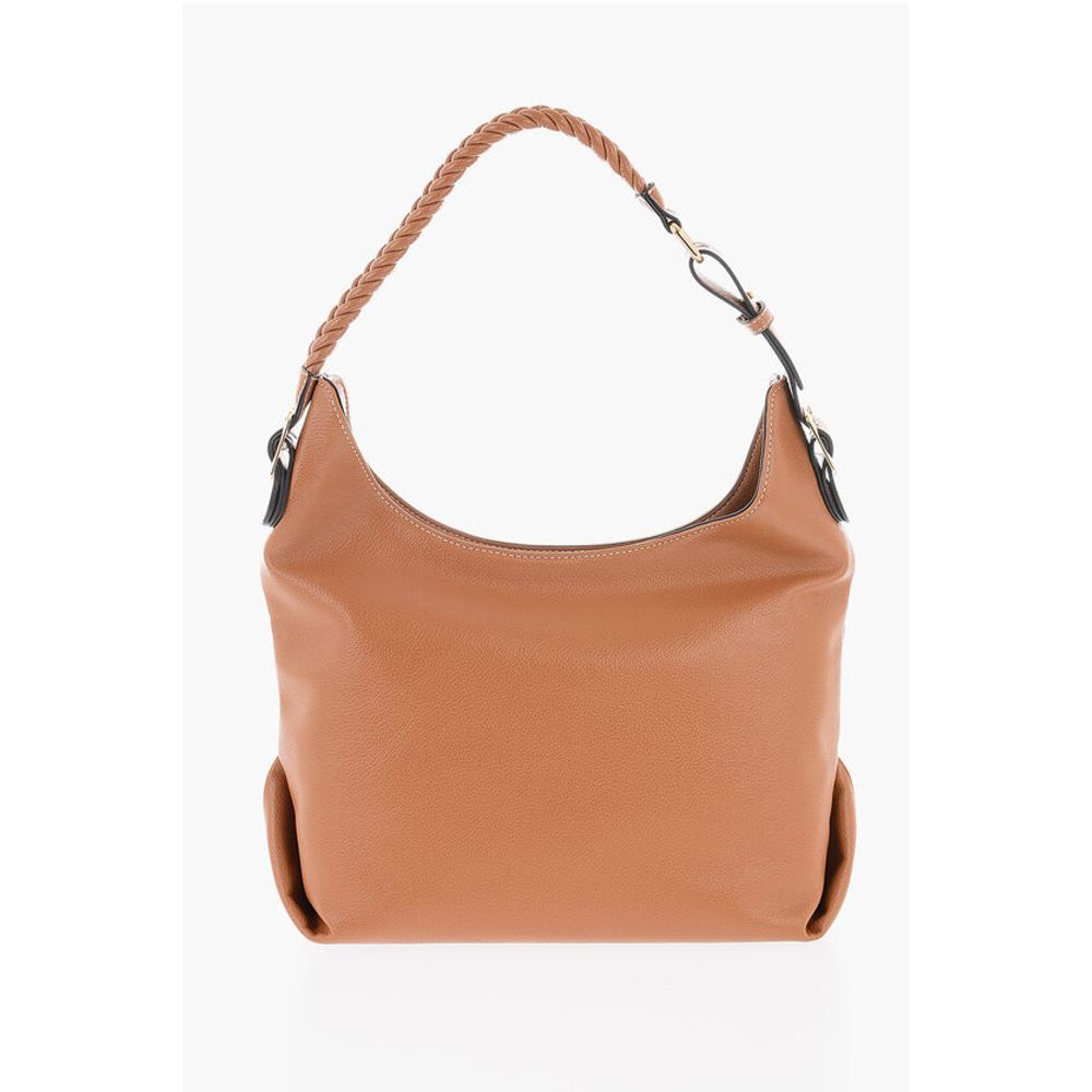 Moschino Braune Polyethylen-Umhängetasche