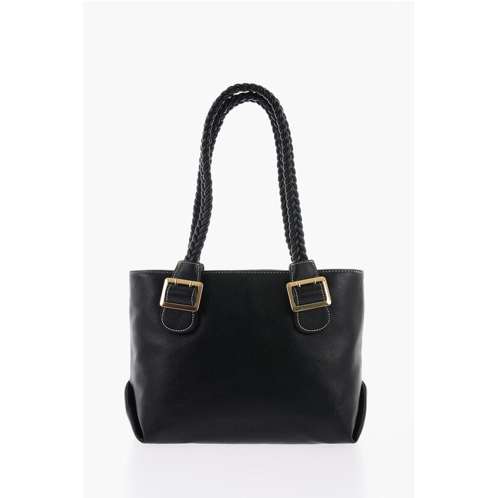 Moschino Schwarze Polyethylen-Umhängetasche