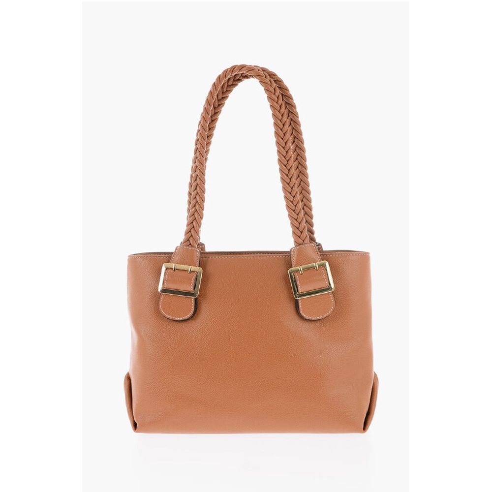Moschino Braune Polyethylen-Umhängetasche