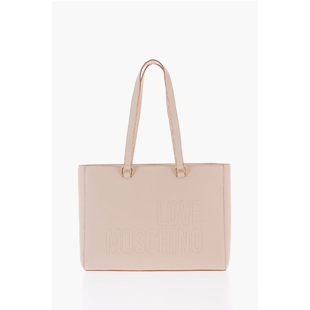 Moschino Beige Polyethylen Umhängetasche