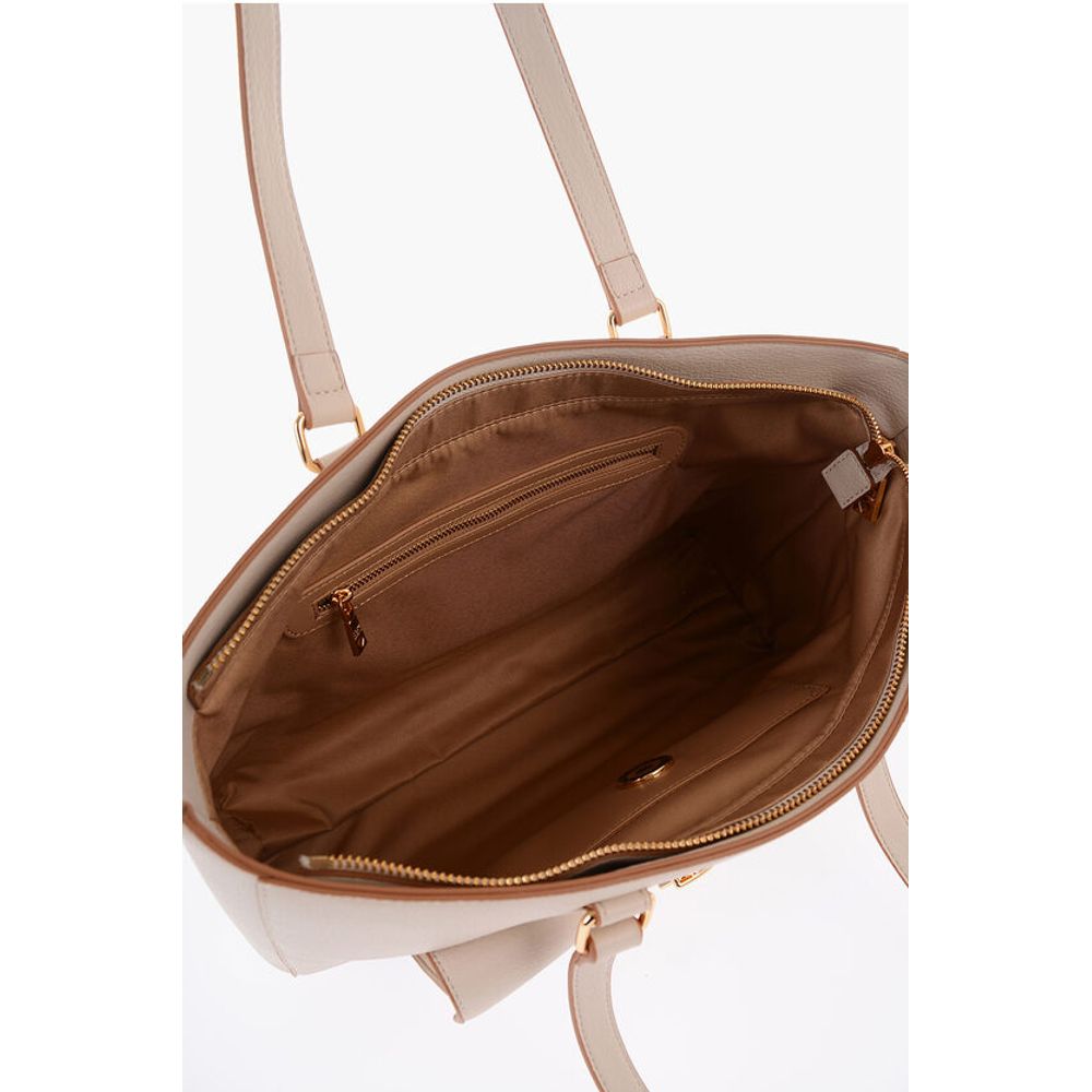 Moschino Beige Polyethylen Umhängetasche