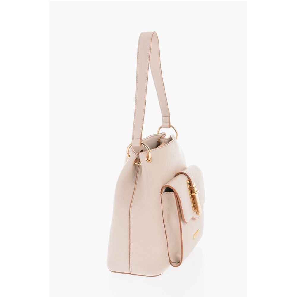 Moschino Beige Polyethylen Umhängetasche