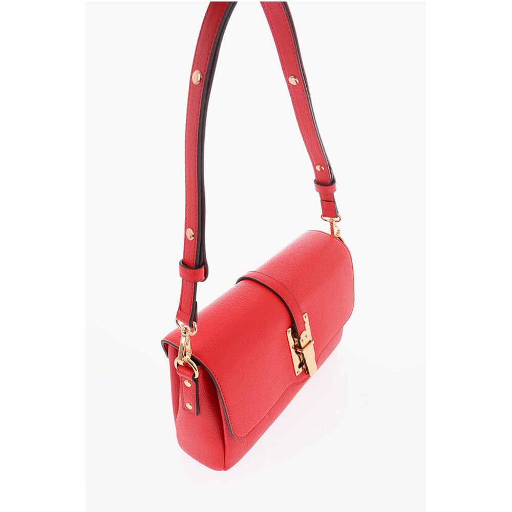 Moschino Rote Polyethylen-Umhängetasche
