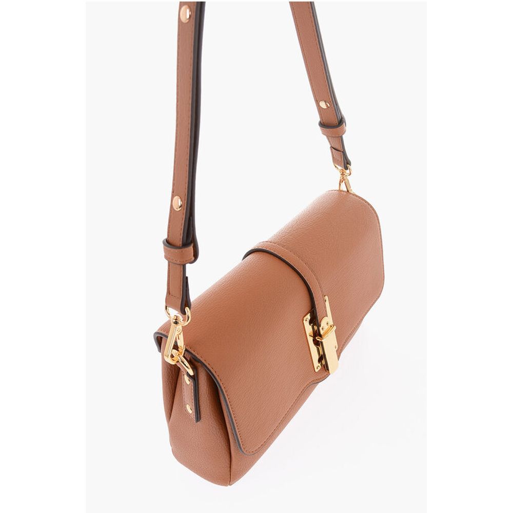 Moschino Braune Polyethylen-Umhängetasche