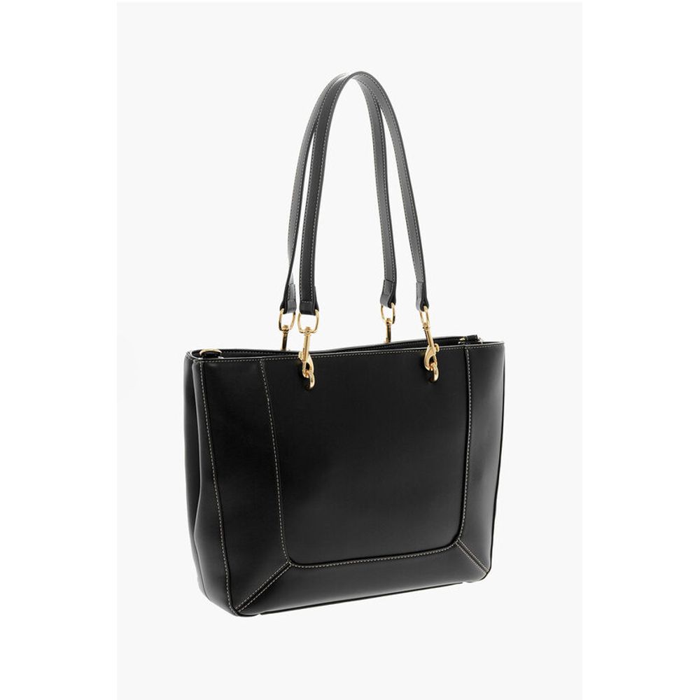 Moschino Schwarze Polyethylen-Umhängetasche
