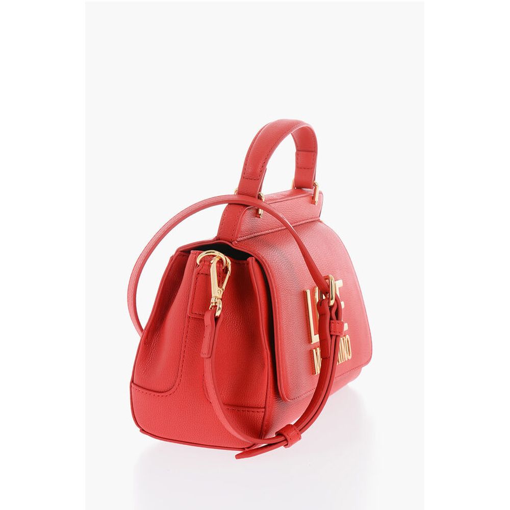 Moschino Rote Polyethylen-Tragetasche