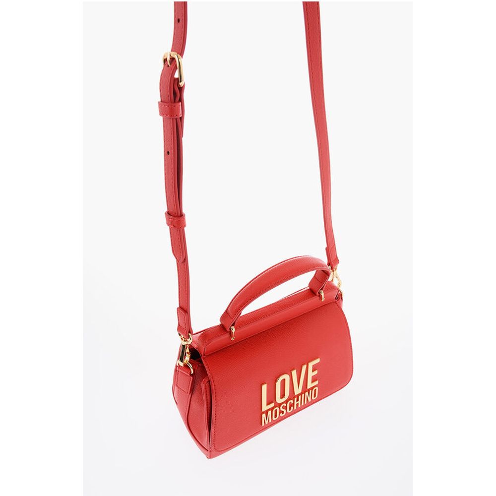 Moschino Rote Polyethylen-Tragetasche