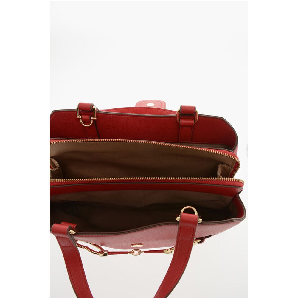 Moschino Rote Polyethylen-Tragetasche