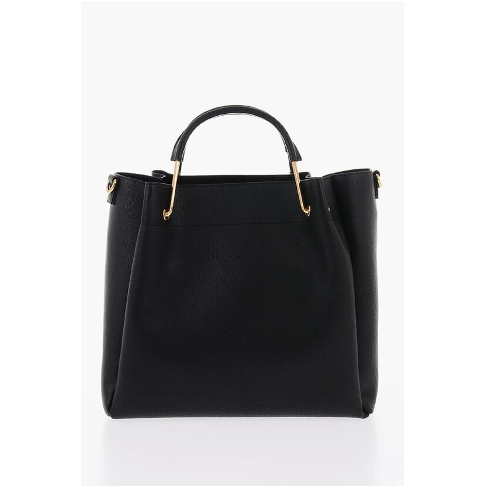 Moschino Schwarze Tragetasche aus Polyethylen