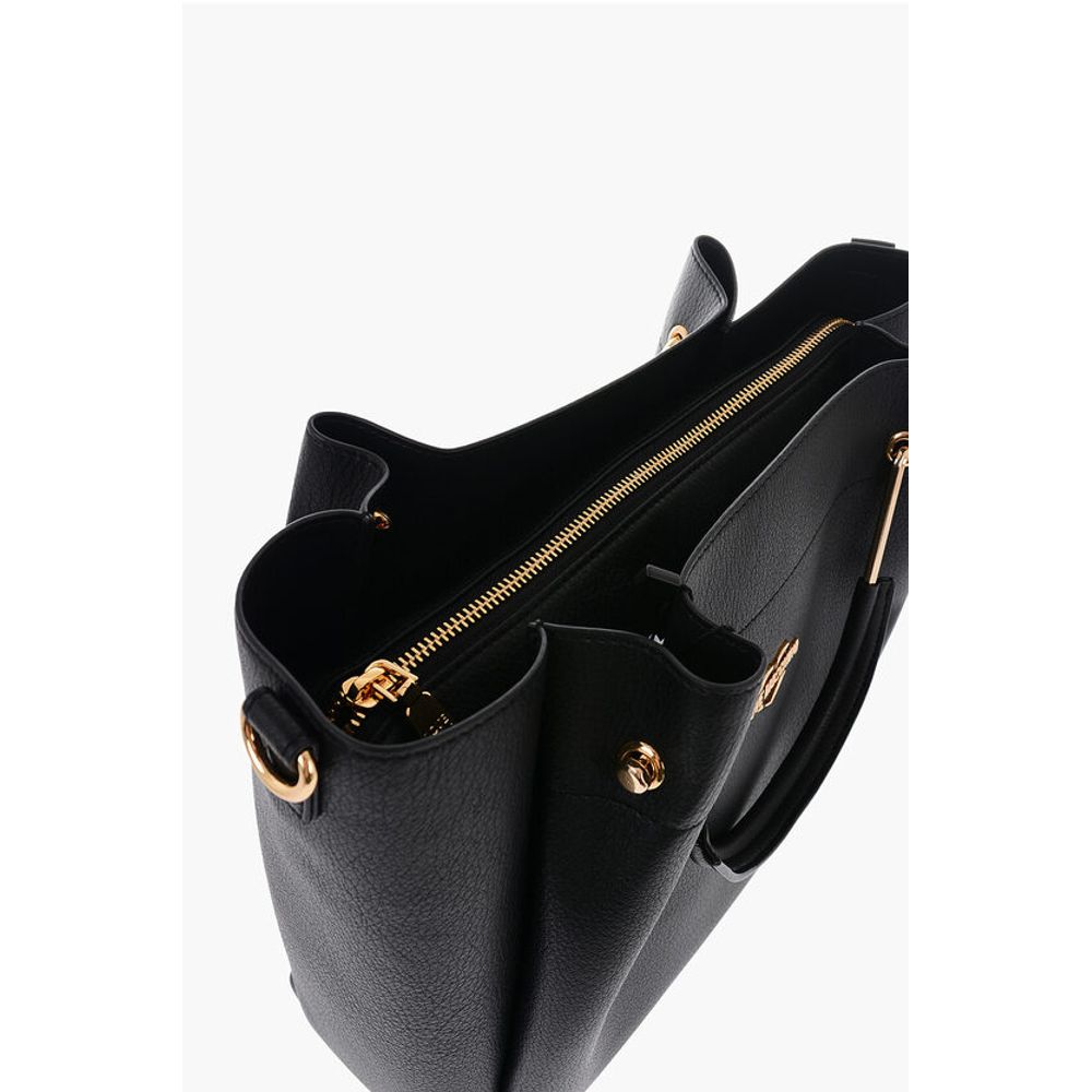 Moschino Schwarze Tragetasche aus Polyethylen