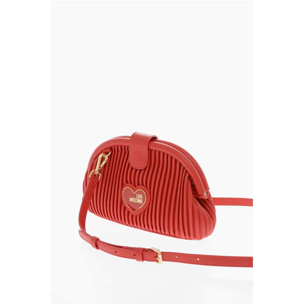Moschino Rote Polyethylen-Tragetasche