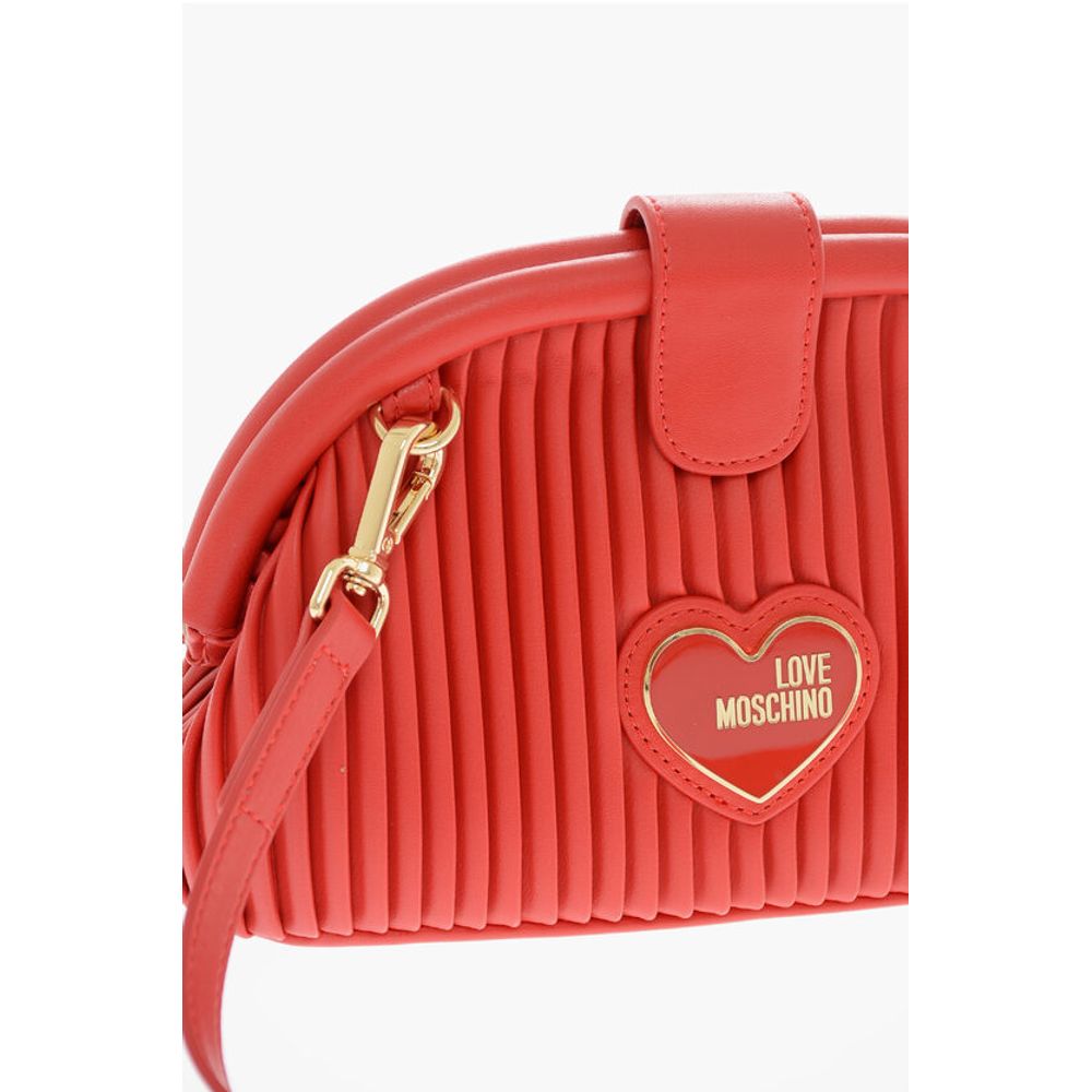 Moschino Rote Polyethylen-Tragetasche