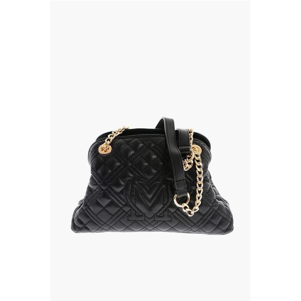 Moschino Schwarze Tragetasche aus Polyethylen