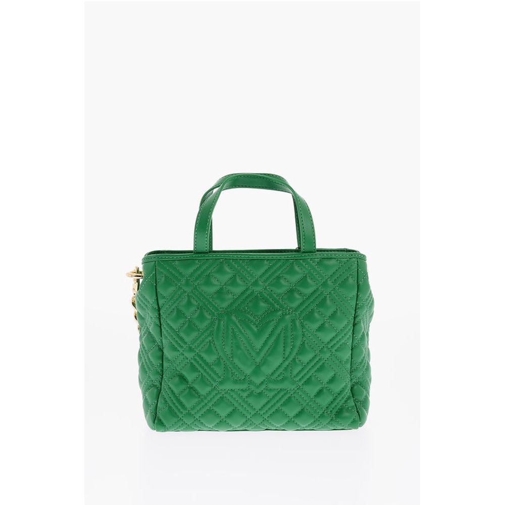 Moschino Grüne Polyethylen-Tragetasche