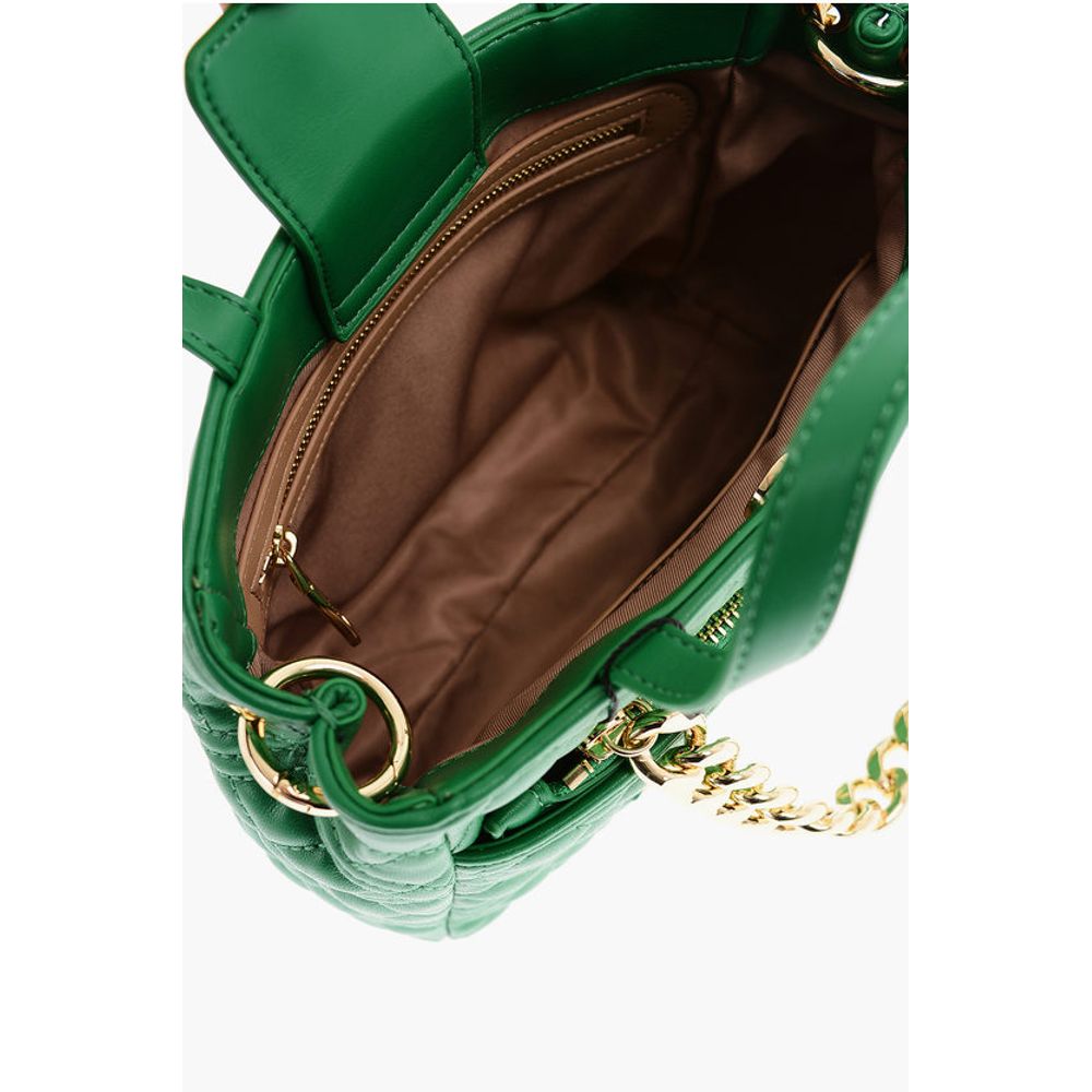 Moschino Grüne Polyethylen-Tragetasche