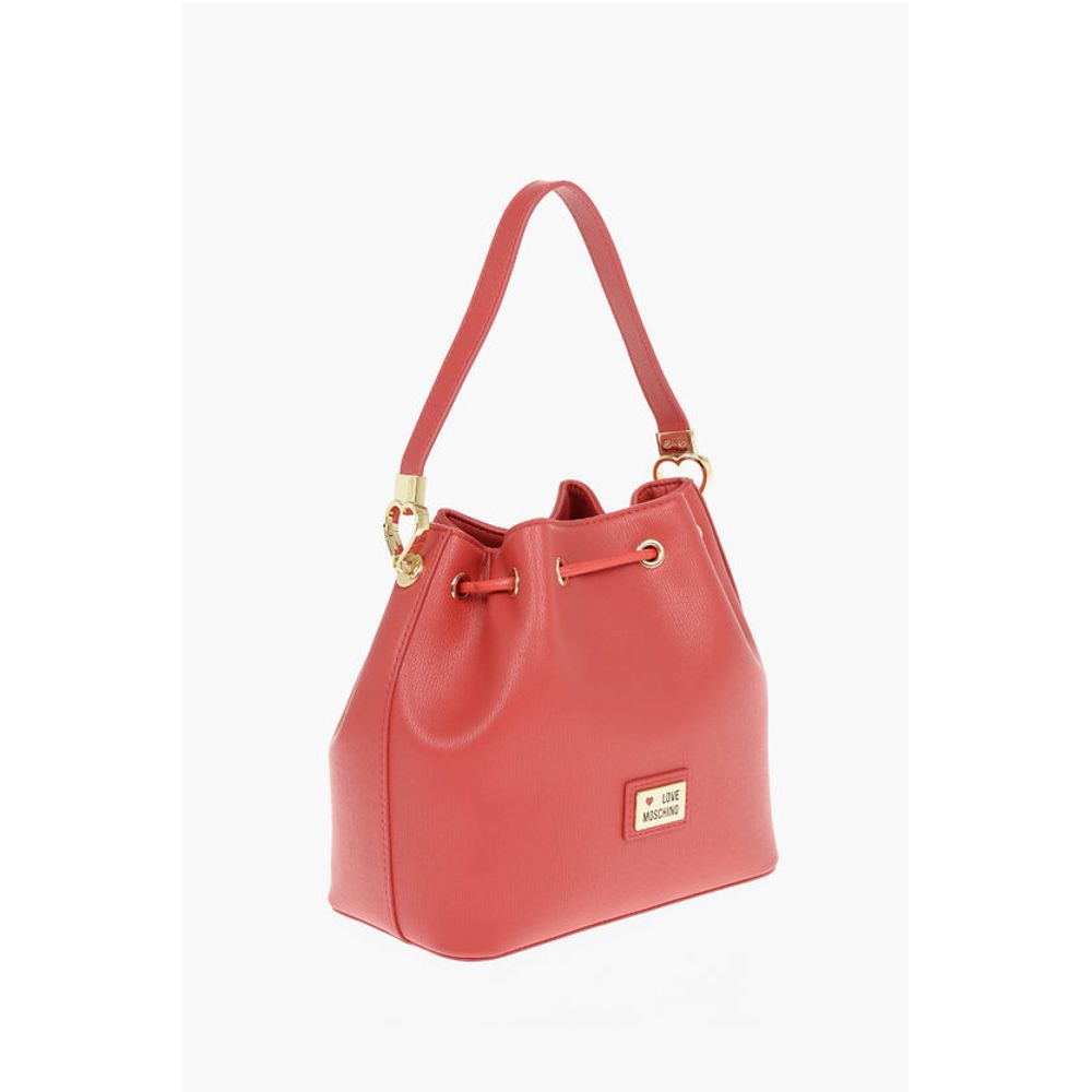 Moschino Rote Polyethylen-Umhängetasche