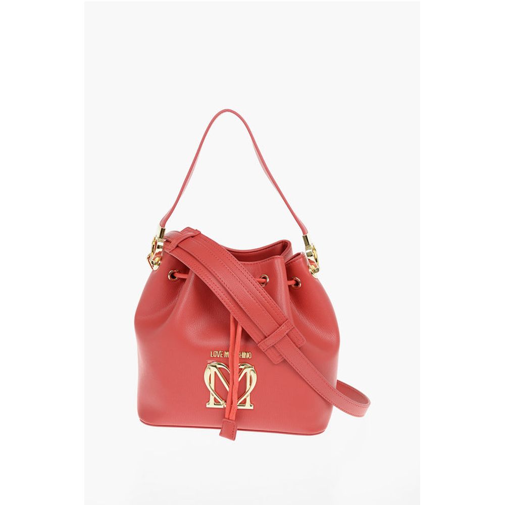 Moschino Rote Polyethylen-Umhängetasche
