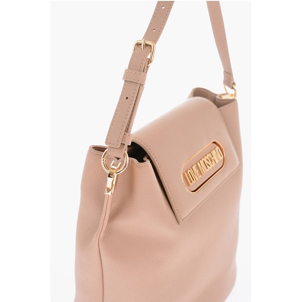 Moschino Beige Polyethylen Umhängetasche