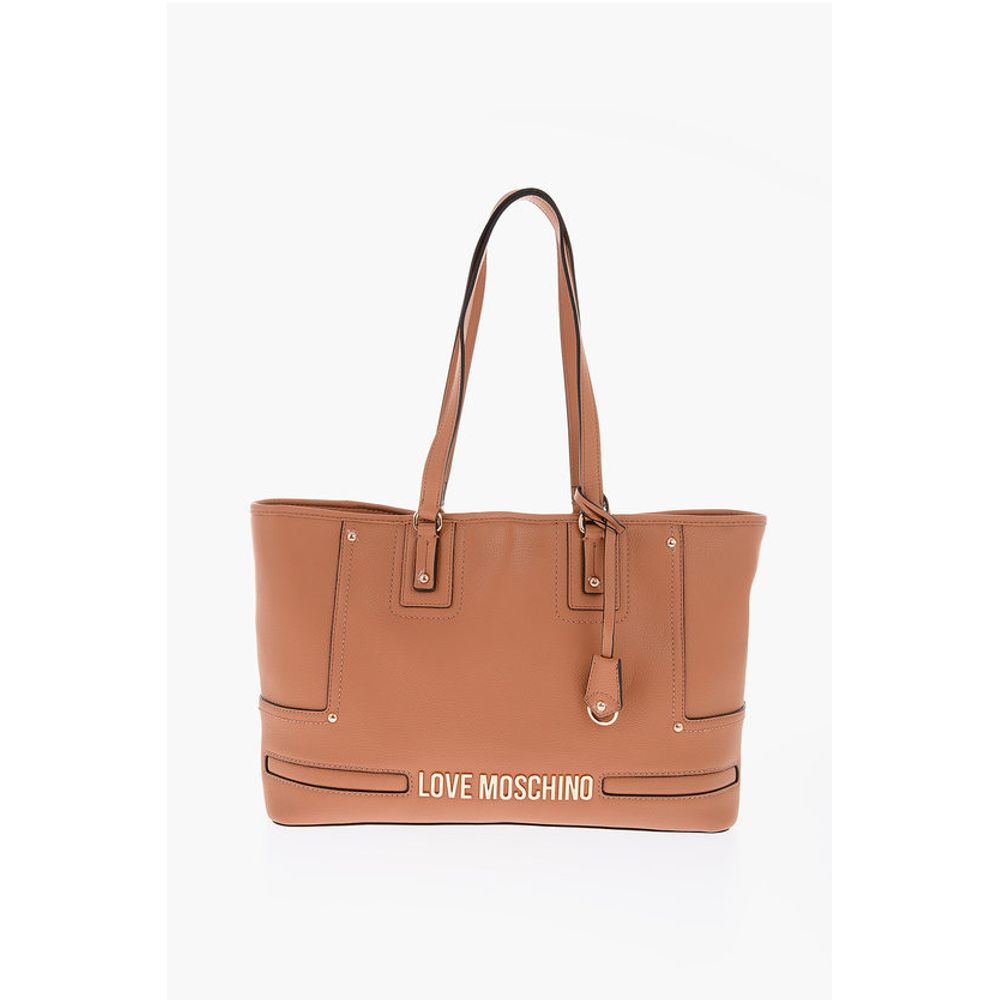 Moschino Braune Polyethylen-Umhängetasche