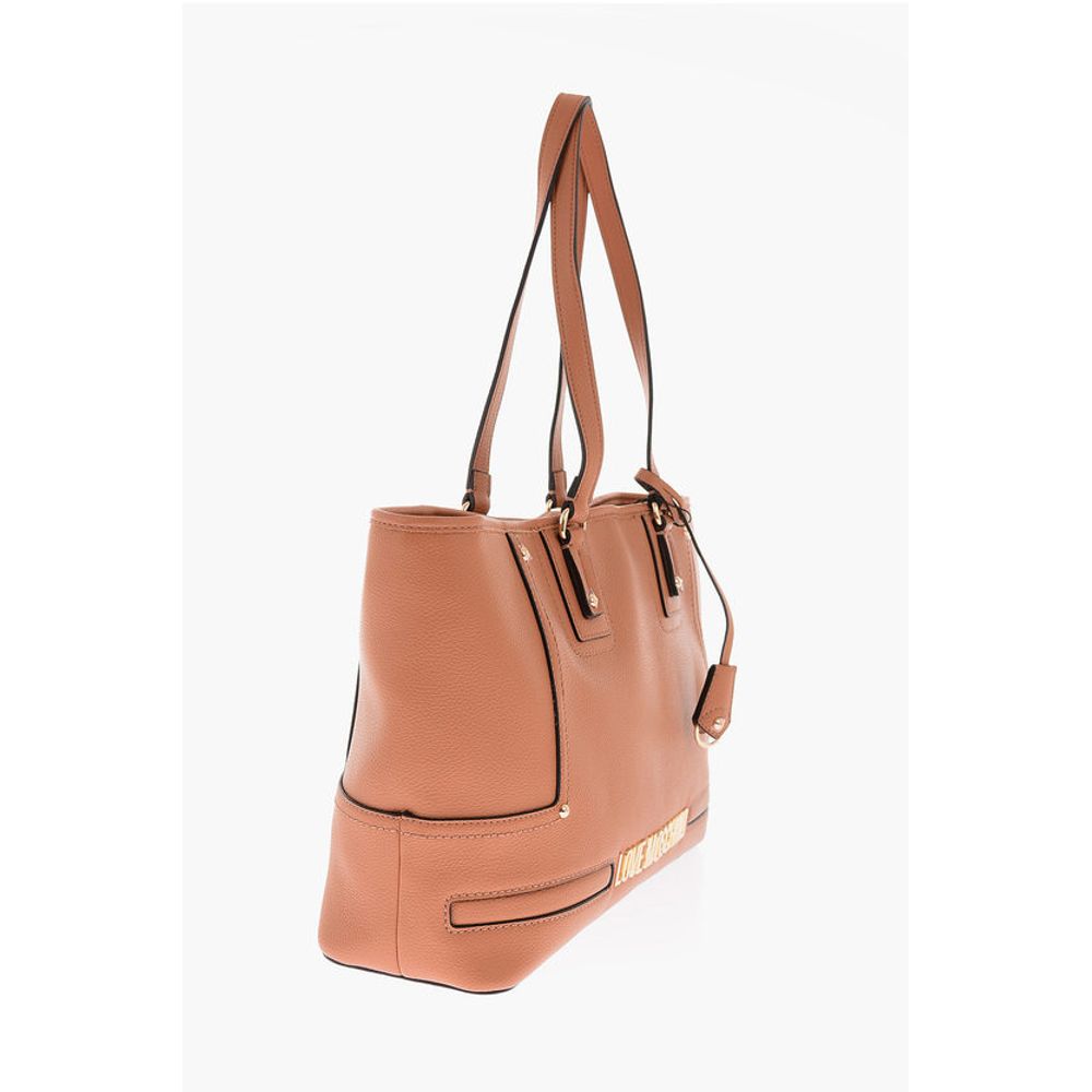 Moschino Braune Polyethylen-Umhängetasche