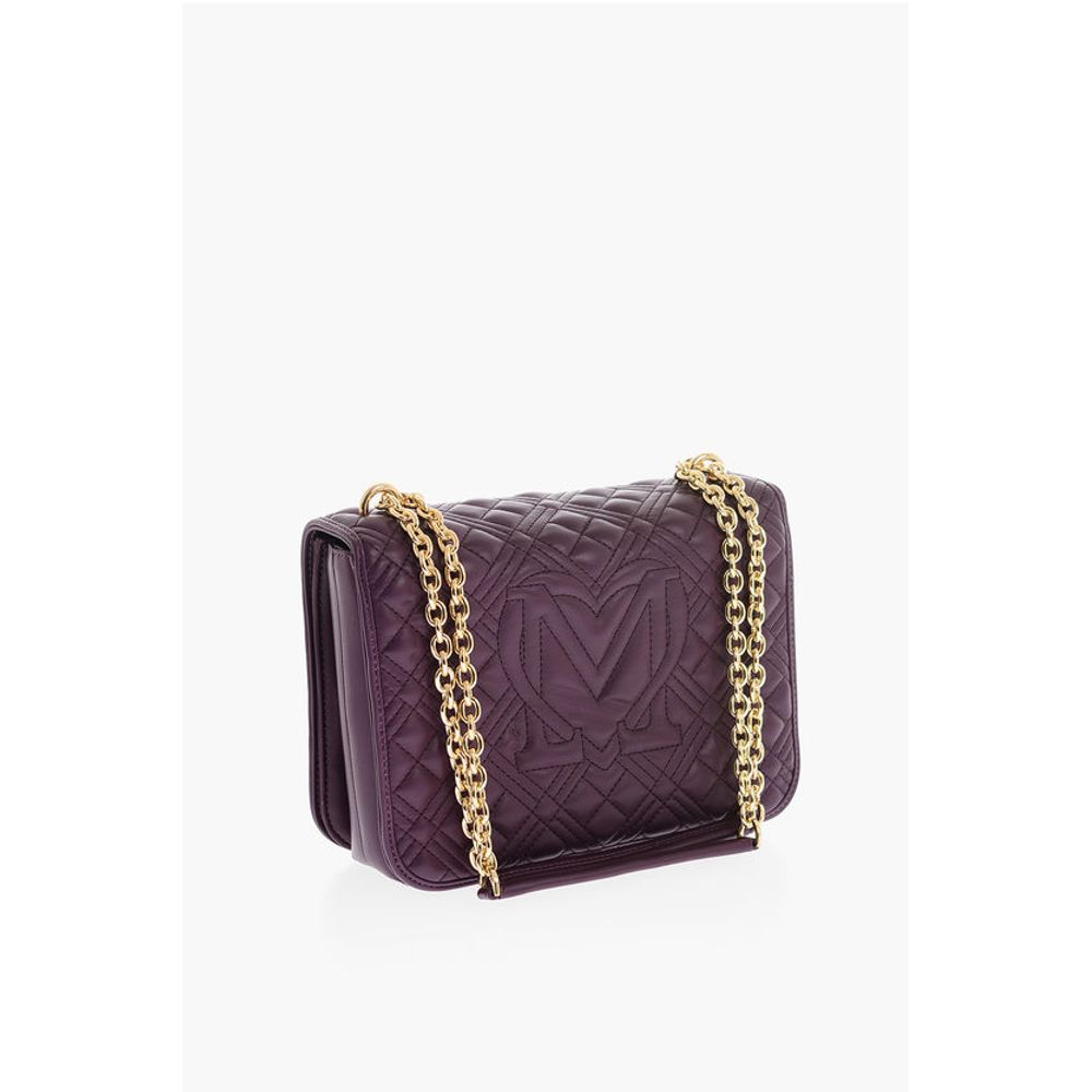 Moschino Lila Polyethylen Umhängetasche