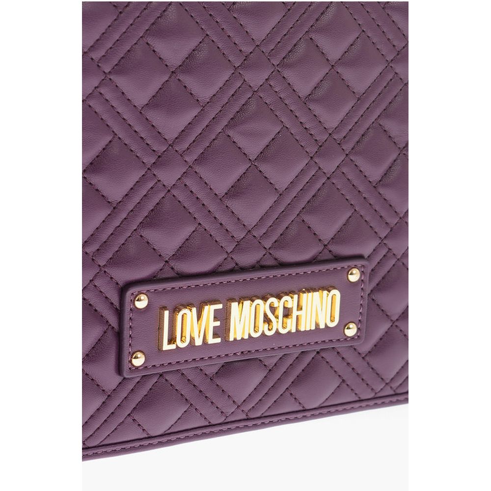 Moschino Lila Polyethylen Umhängetasche