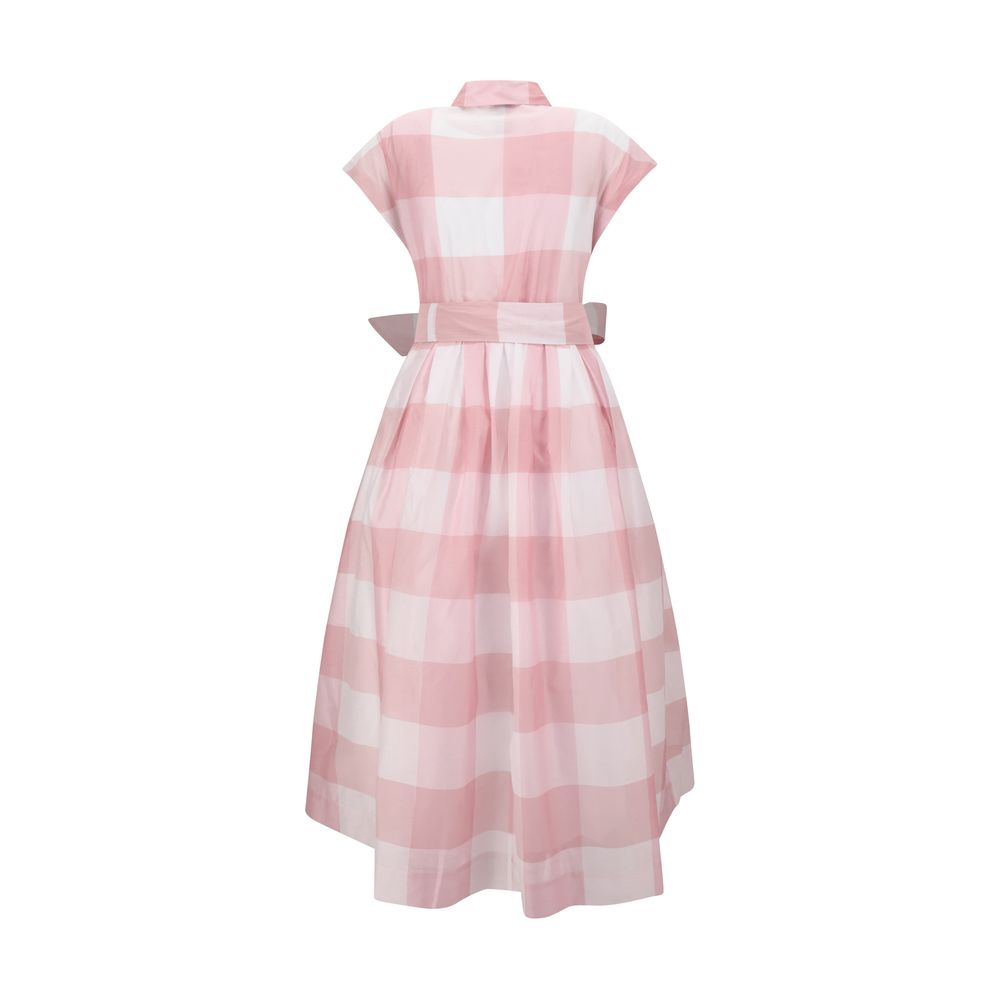 Sara Roka Chemisier Karo Kleid
