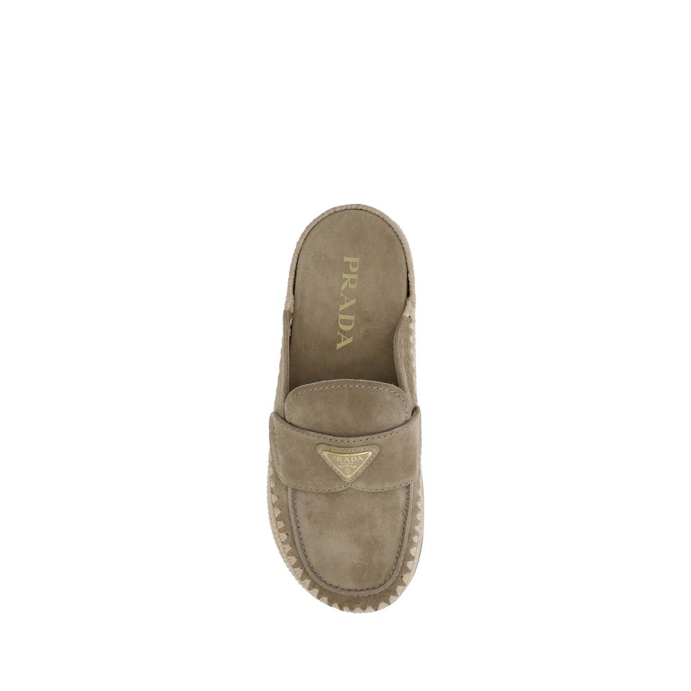 Prada Wildleder Pantoletten