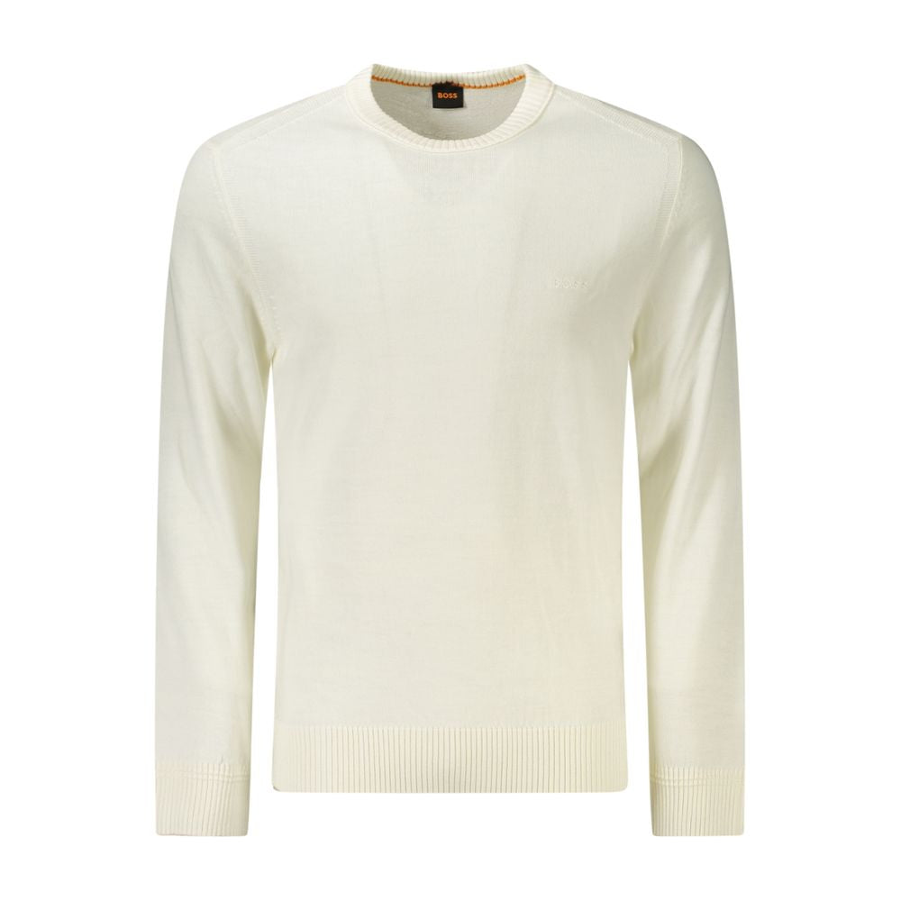 Hugo Boss Weißer Pullover aus Wolle für Männer