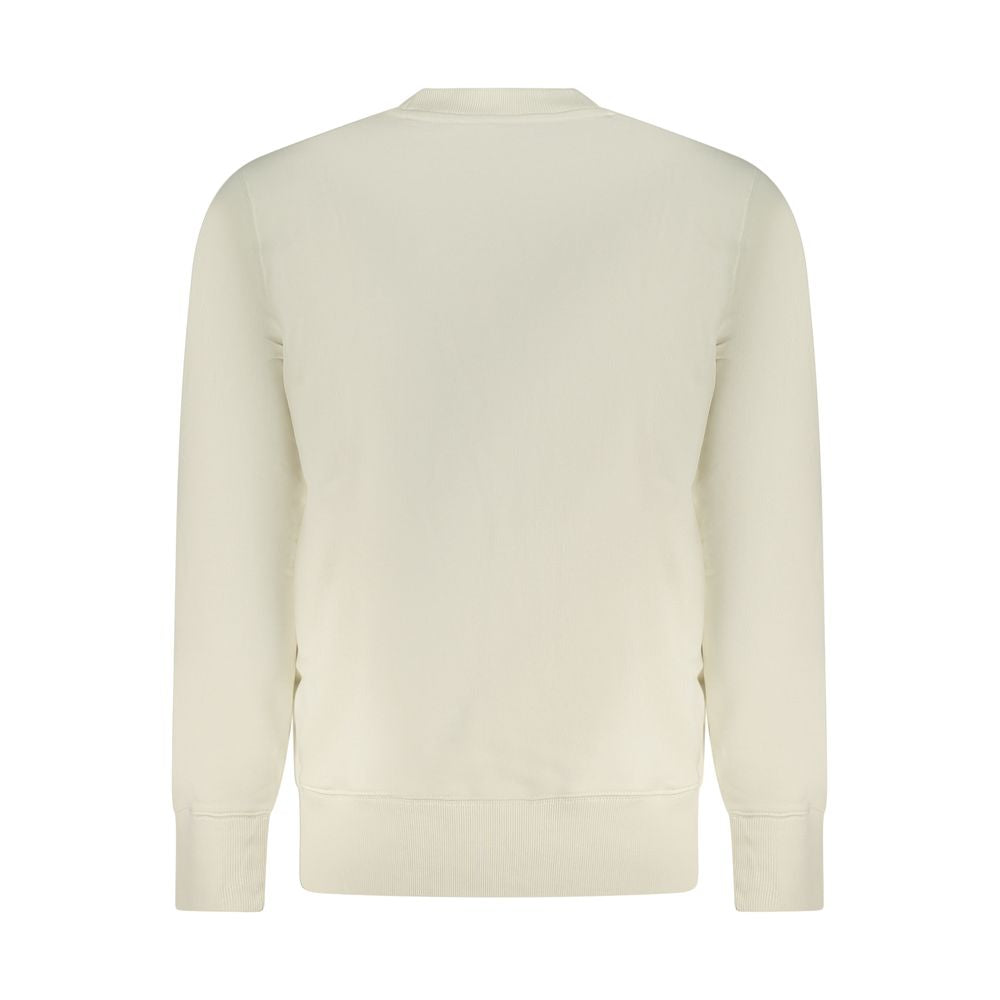 Calvin Klein Beigefarbener Baumwollpullover