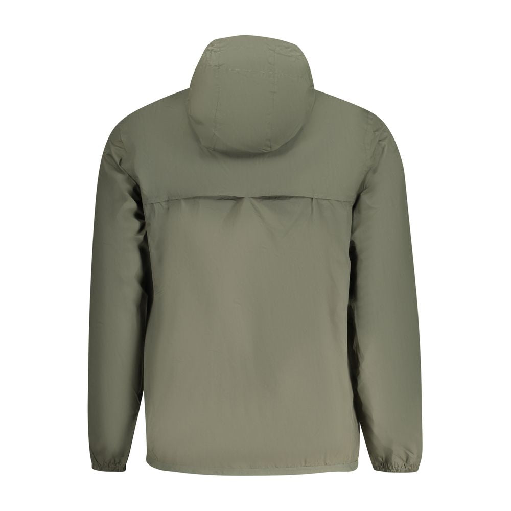 K-WAY Grüne Polyamid-Jacke