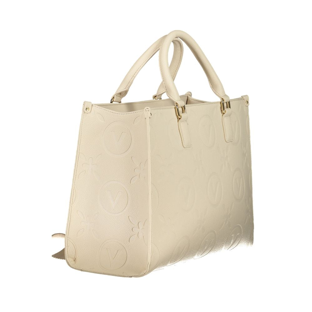 Mario Valentino Beige Polyethylen Frauen Handtasche