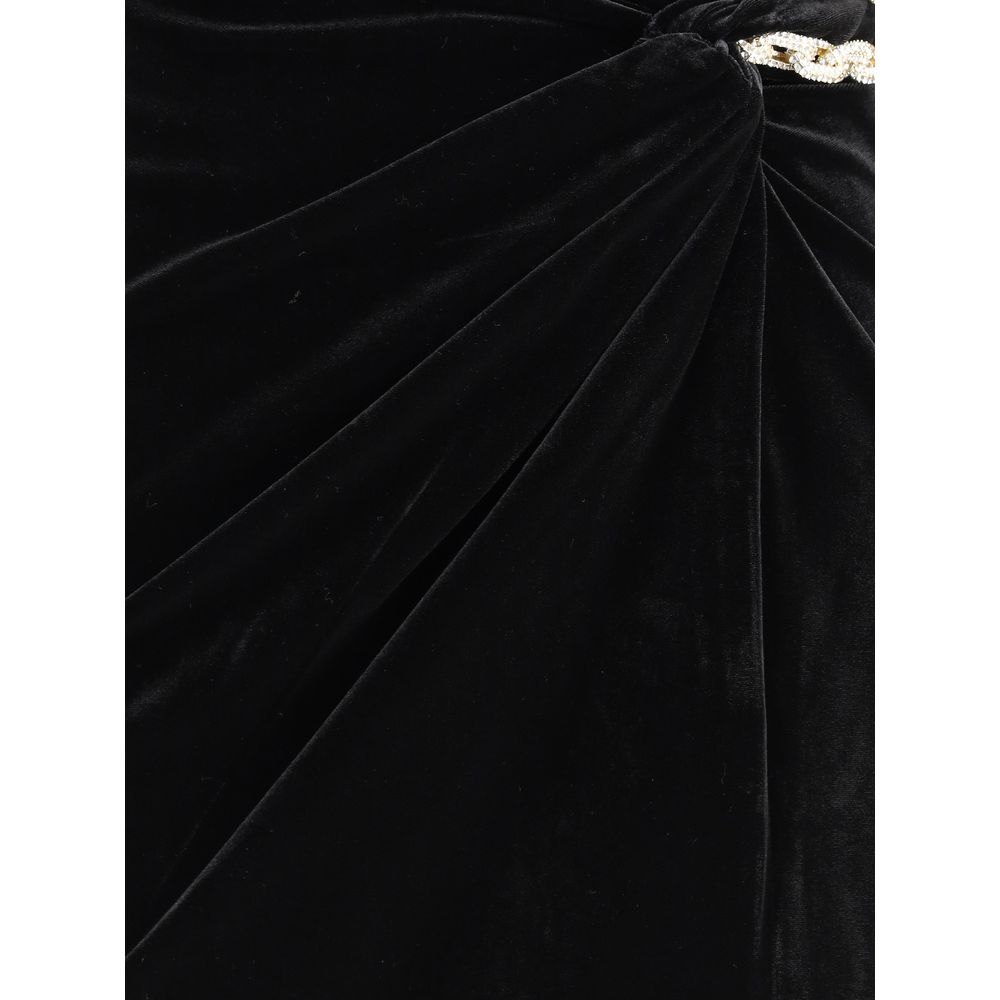 Self-Portrait Kurzes Samtkleid