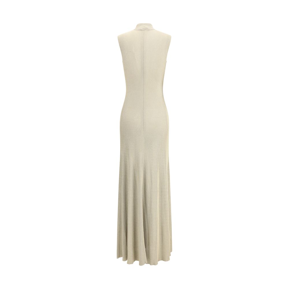Self-Portrait Langes Kleid aus Lurexstrick