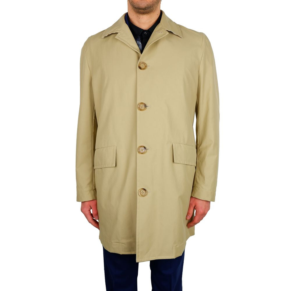 Elegant beige trench coat - a classic in the wardrobe