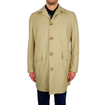 Elegant beige trench coat - a classic in the wardrobe