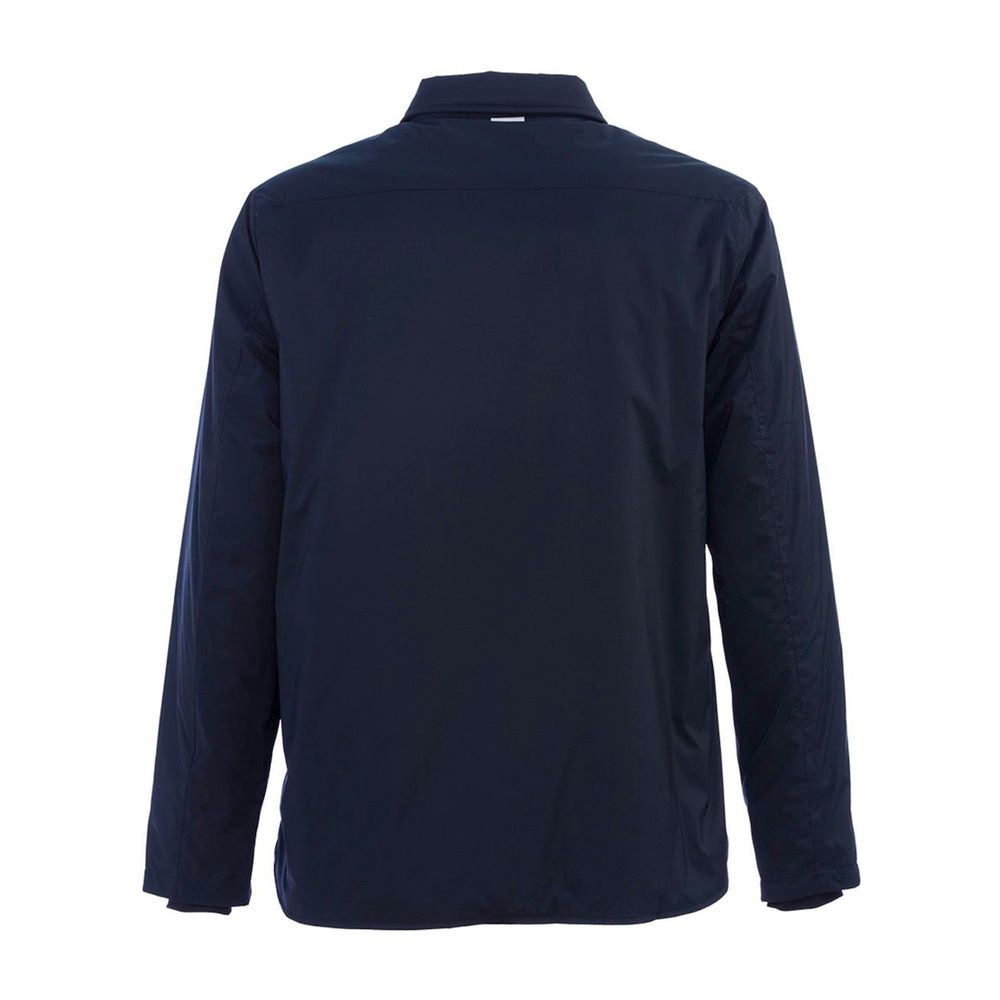 Chic jacket made of technical fabric with button closure