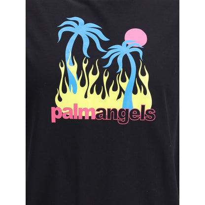 Palm Angels Brennendes Oasi T-Shirt